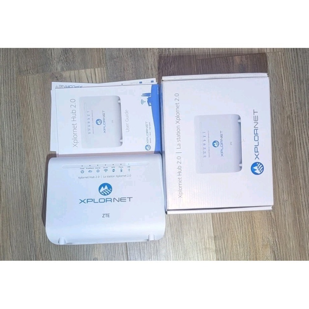 ZTE XPLORNET Hub 2.0 WiFi Router LAN Home Gateway & Hub & 1 Cable ZXHN H298A